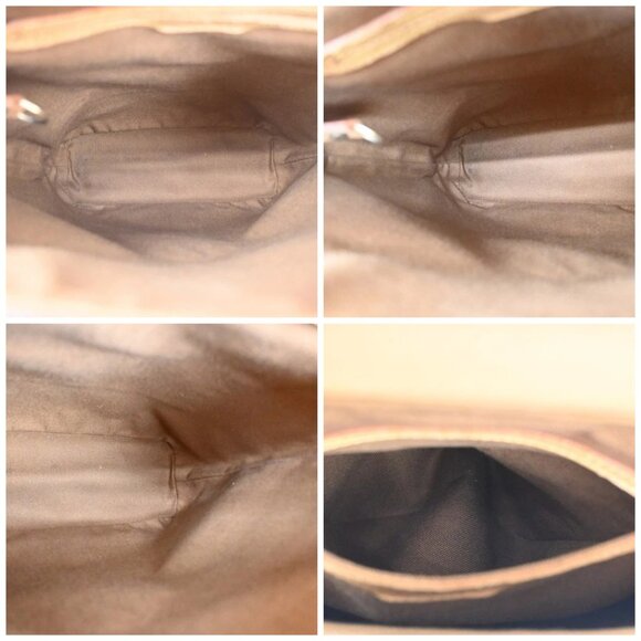 LOUIS VUITTON Logo Arlequin Backpack Bag Damier Ebene Brown N99038 97KC070 - Picture 16 of 16